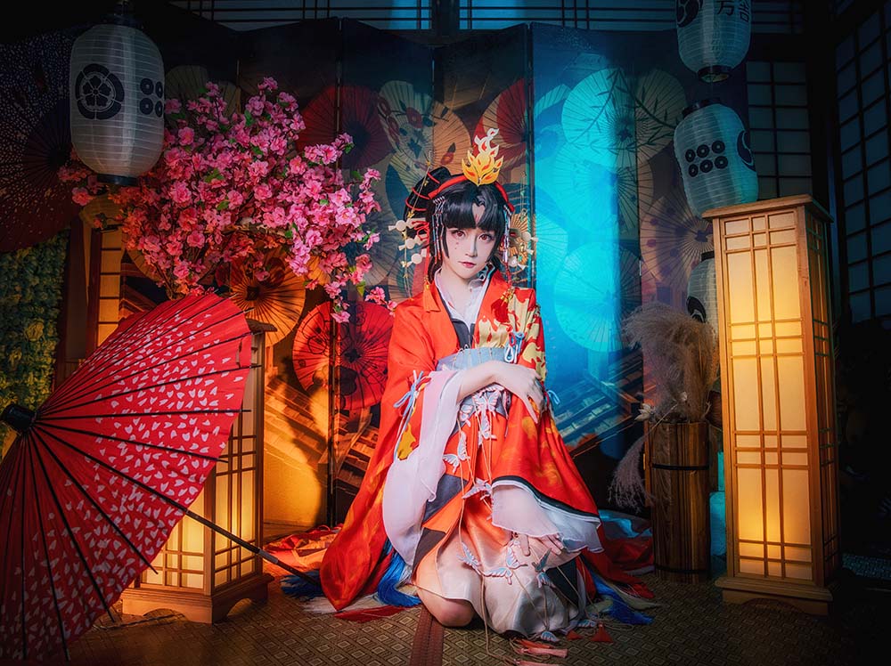 yui金鱼 – 蝶步韶华 Cosplay-第2张