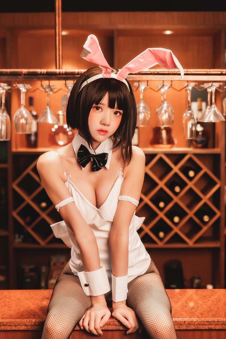 桜桃喵 – 加藤惠兔女郎 Cosplay-第2张