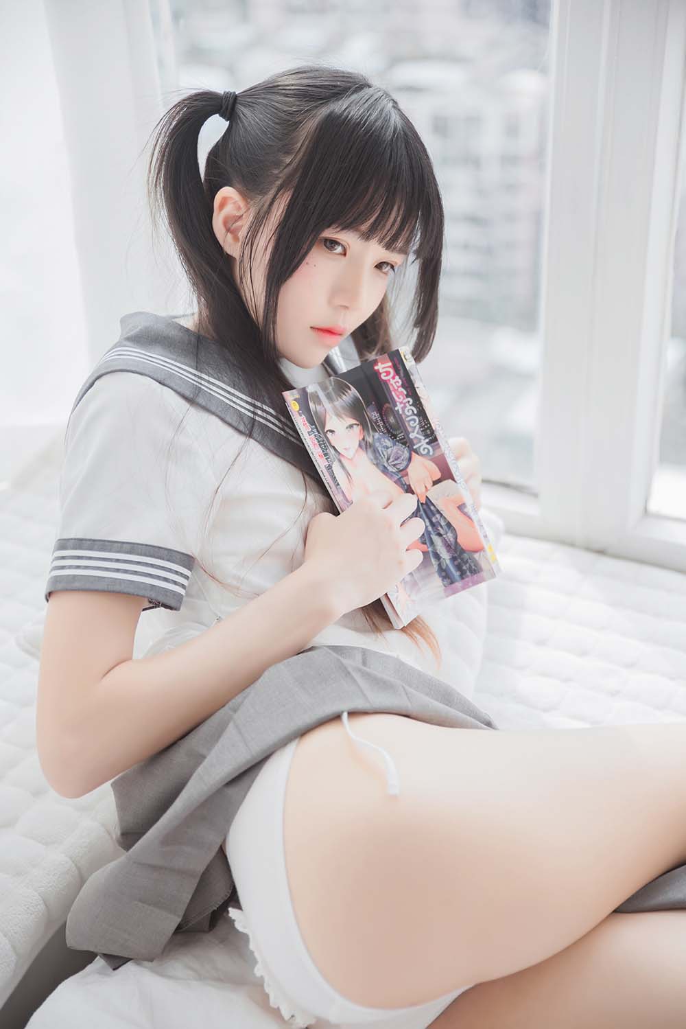 桜桃喵 – 心形胖次 Cosplay-第1张
