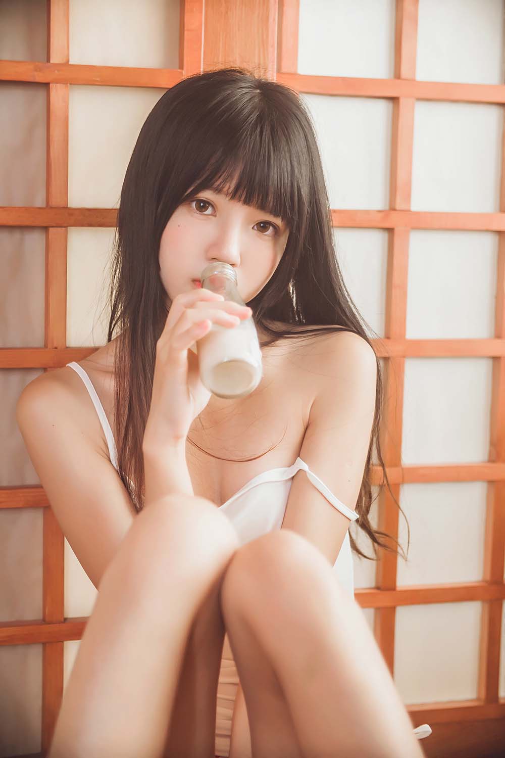 桜桃喵 – 小背心换水手服 Cosplay-第2张