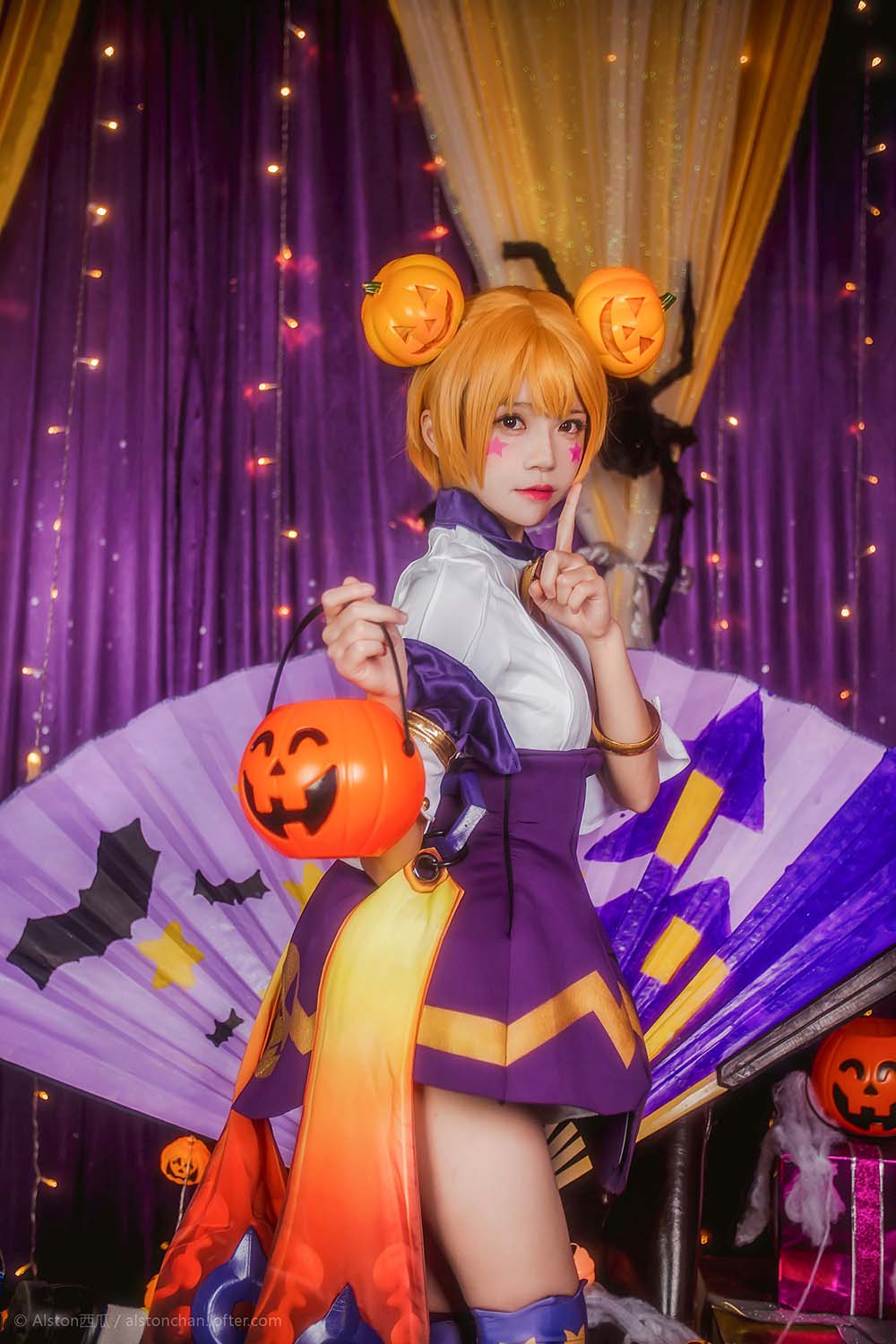 桜桃喵 – 万圣前夜 Cosplay-第1张