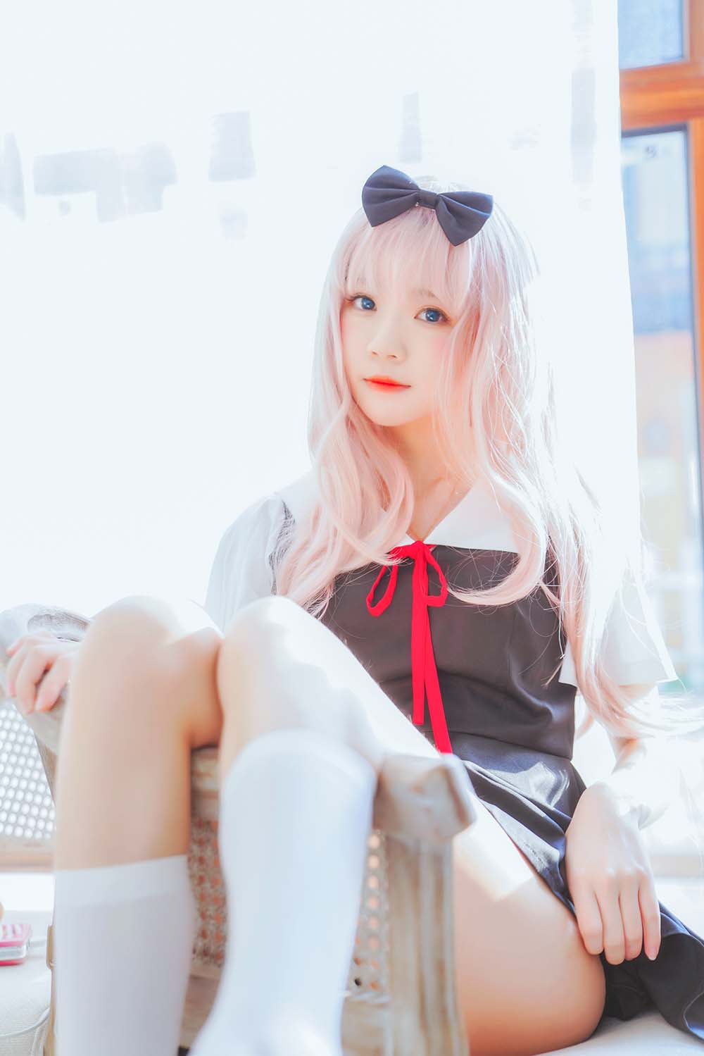 桜桃喵 – 藤原千花 Cosplay-第2张
