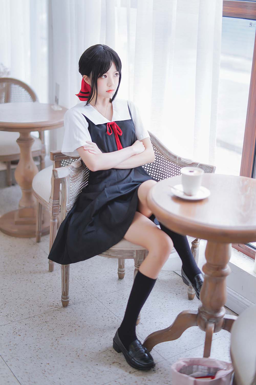 桜桃喵 – 四宫辉夜 Cosplay-第1张