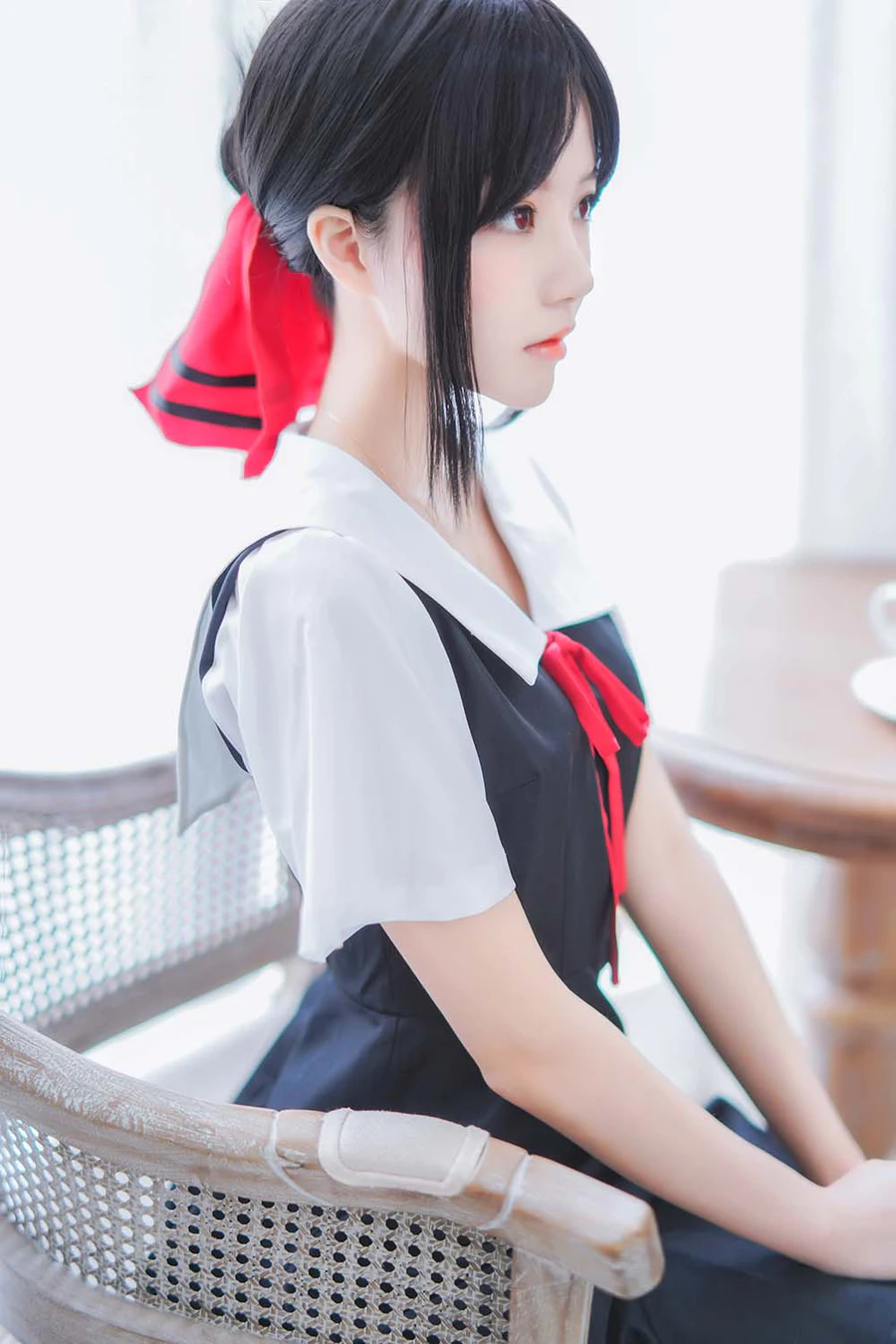 桜桃喵 – 四宫辉夜 Cosplay-第2张