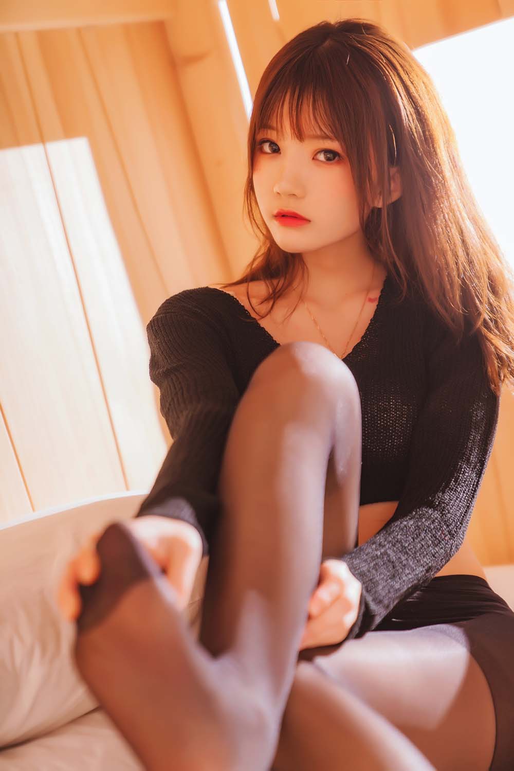 桜桃喵_她 – 小黑 Cosplay-第2张