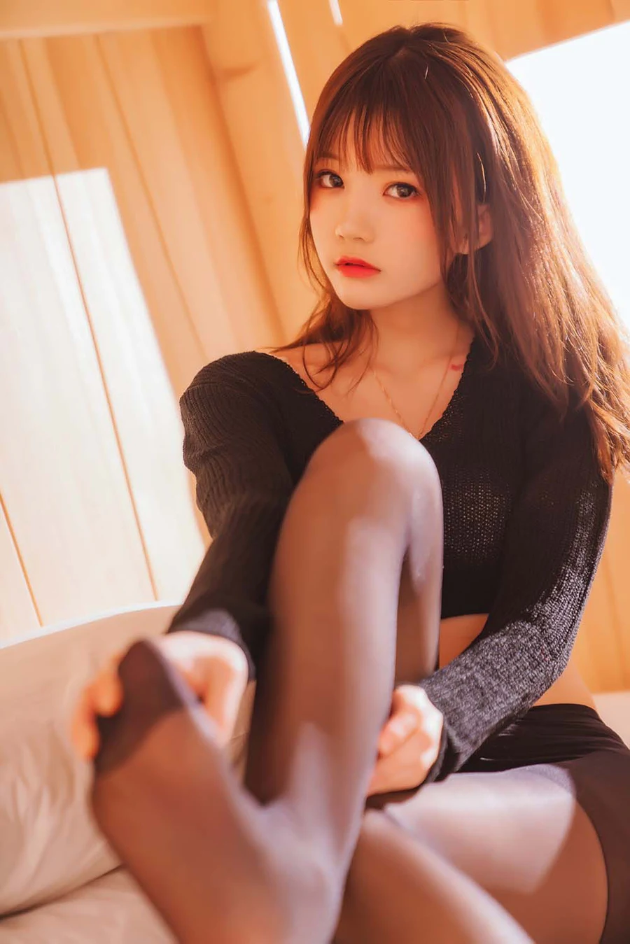 桜桃喵_她 – 小黑 Cosplay-第2张