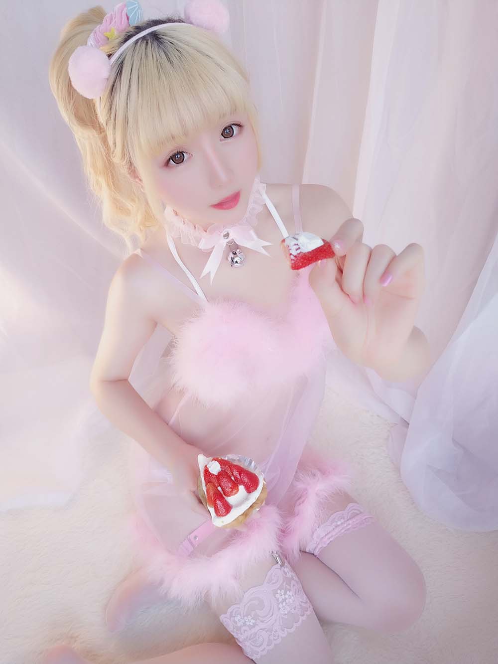 星之迟迟 VOL.09 草莓睡衣包 Cosplay-第2张