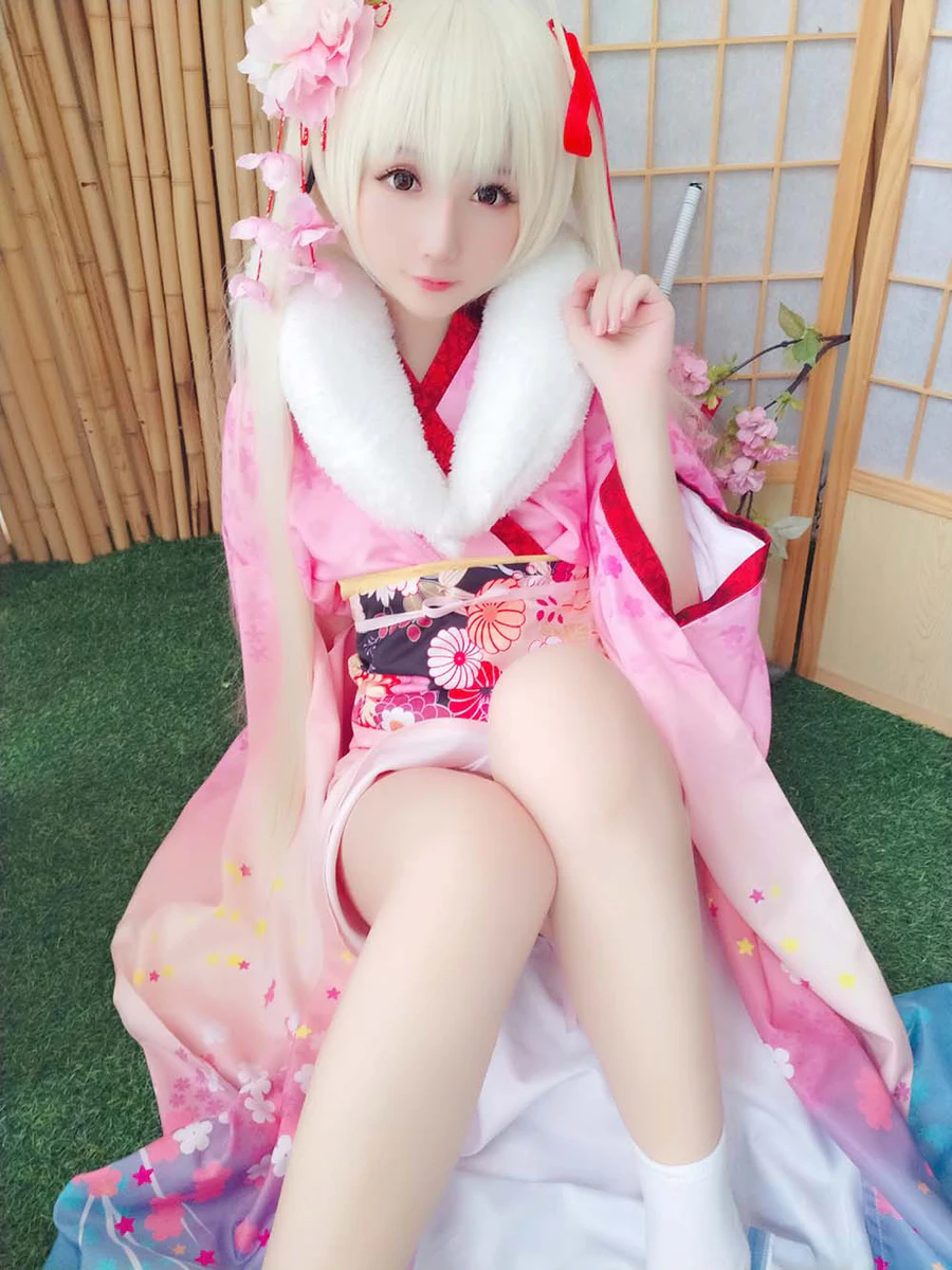 星之迟迟 VOL.01 粉红泡泡包 Cosplay-第2张