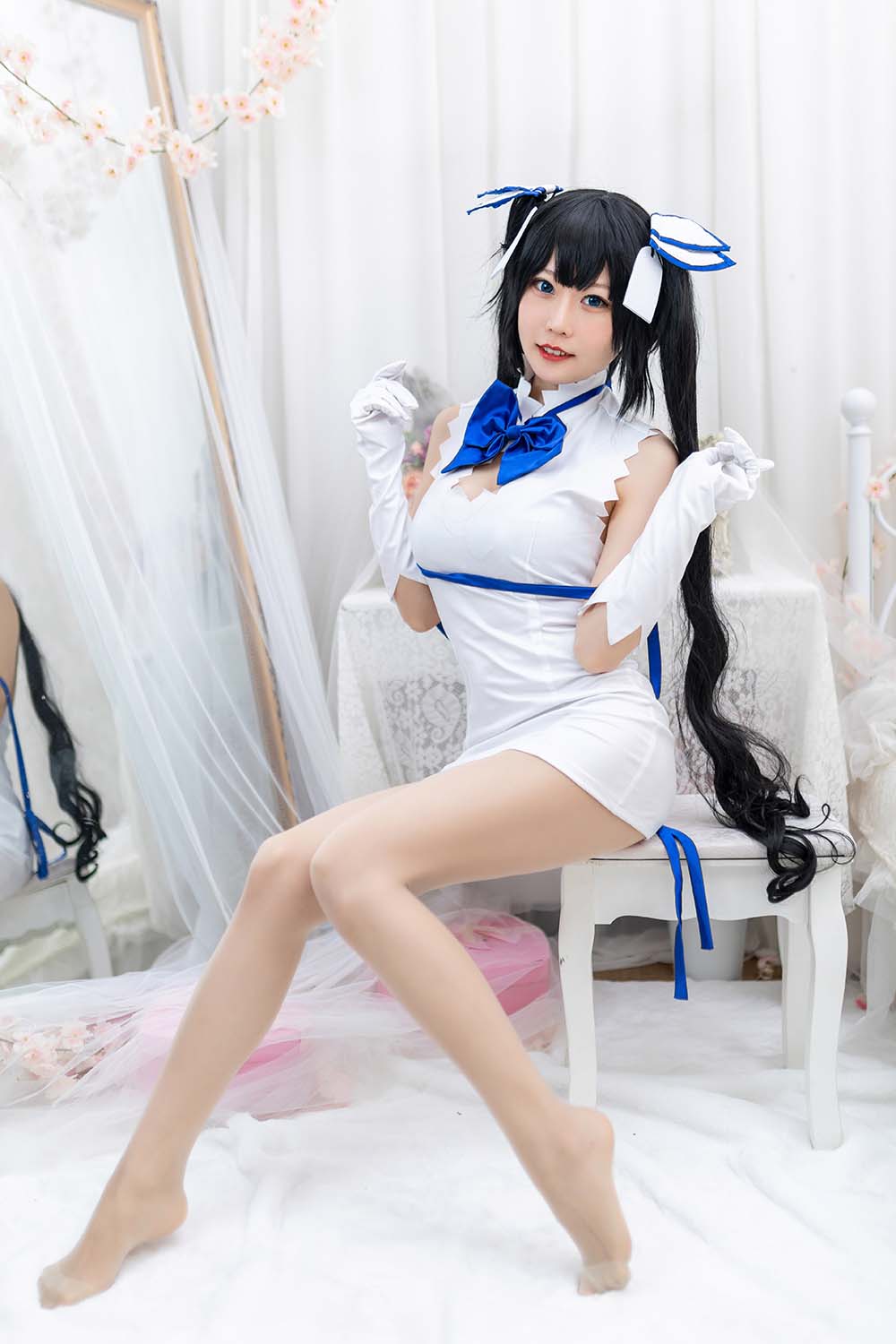 香草喵 – 赫斯提亚 Cosplay-第1张