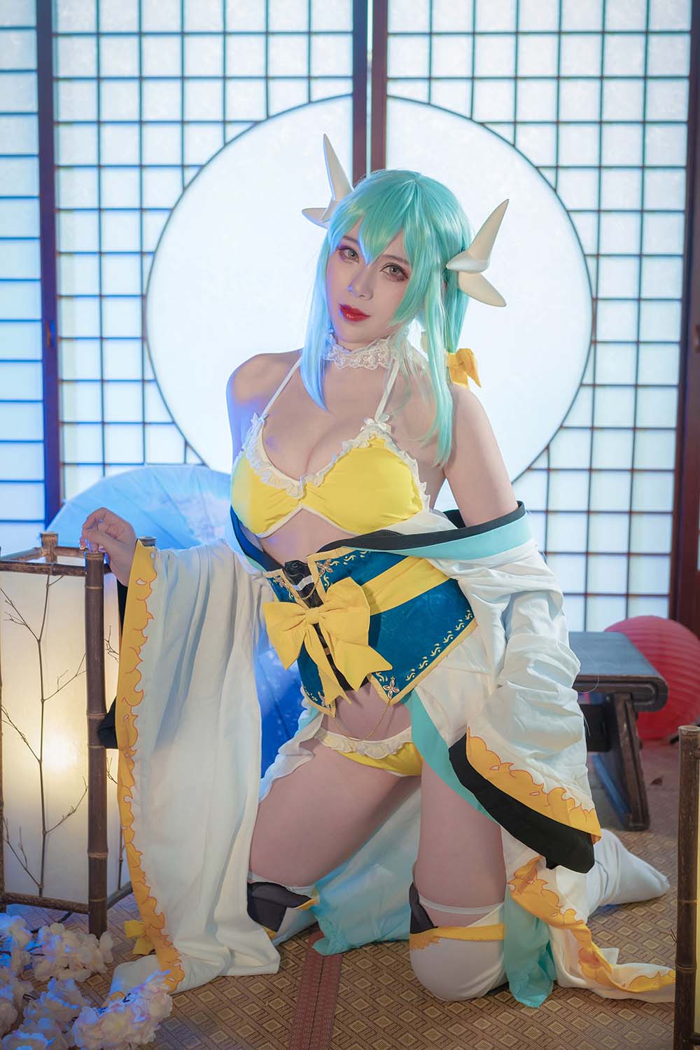 羊大真人 – 清姬泳装 Cosplay-第1张
