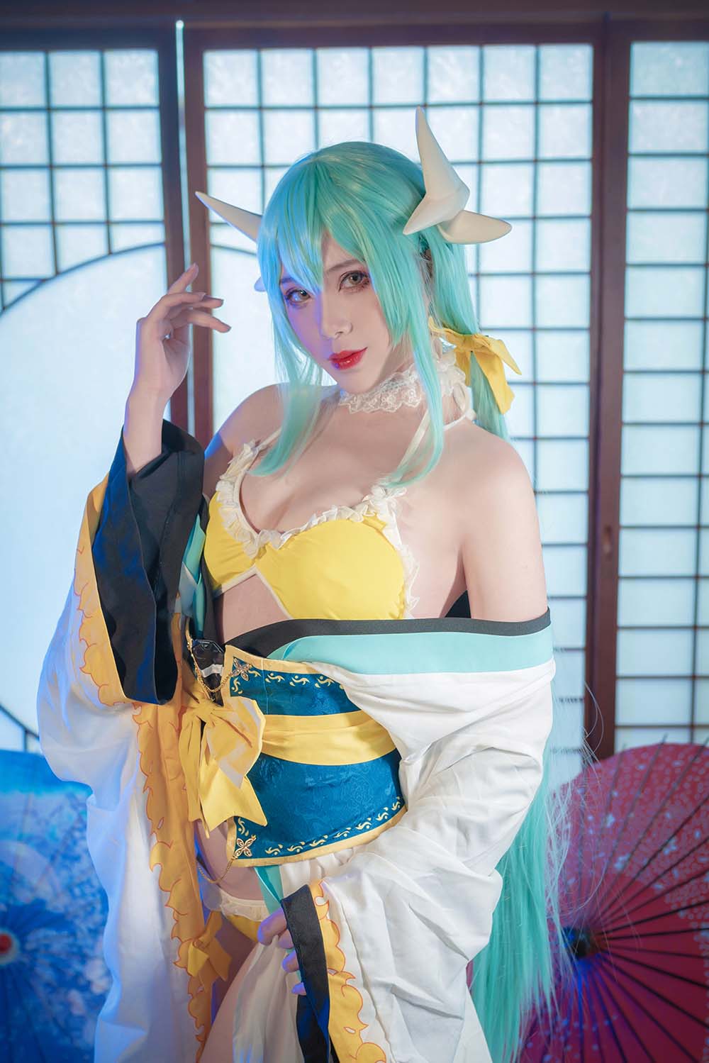 羊大真人 – 清姬泳装 Cosplay-第2张