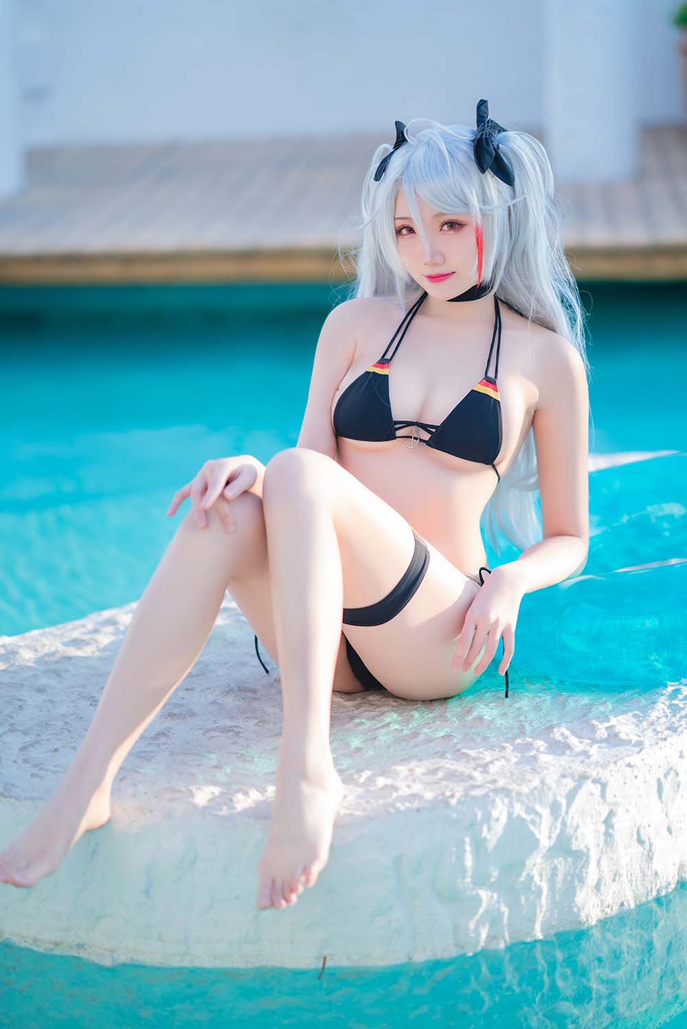 瓜希酱 – 欧根亲王 Cosplay-第2张