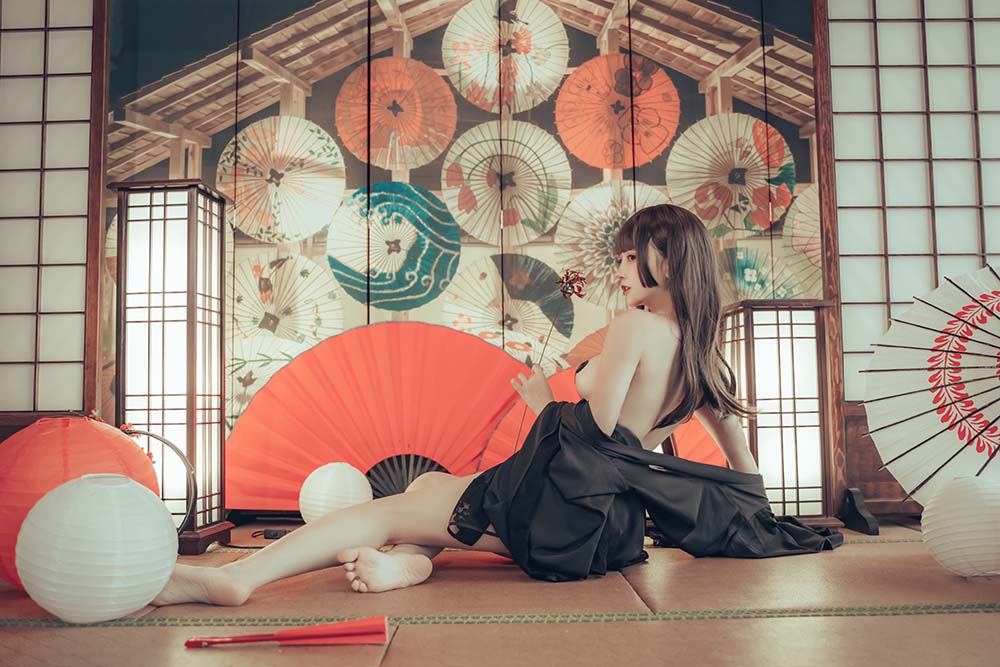 过期米线线喵 – 浴衣 Cosplay-第2张