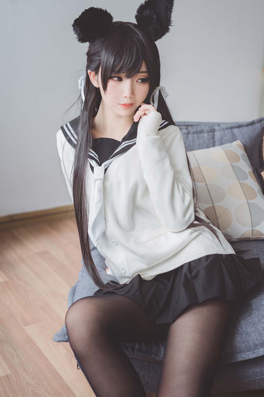 面饼仙儿 – 制服爱宕 Cosplay-第1张