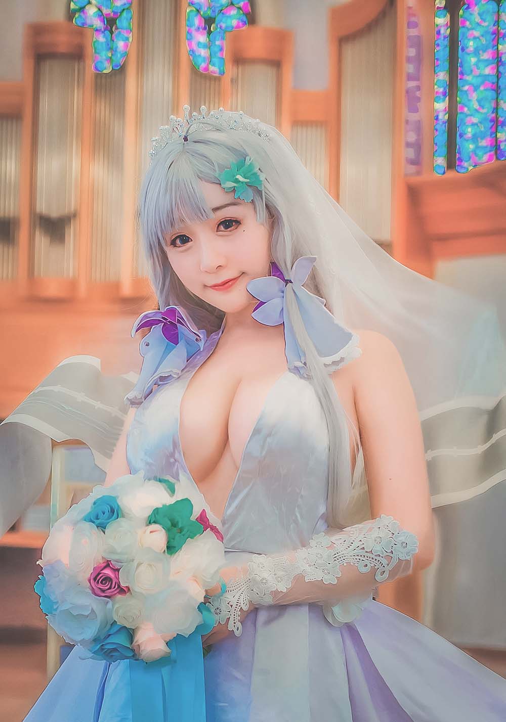 三刀刀Miido – 碧蓝航线-光辉 Cosplay-第2张