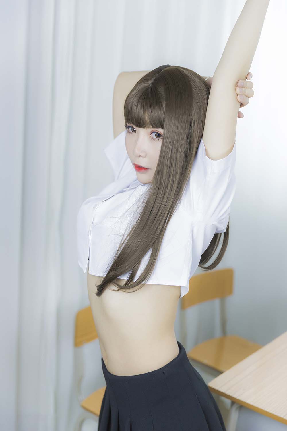 抱走莫子aa – 等你下课 Cosplay-第1张