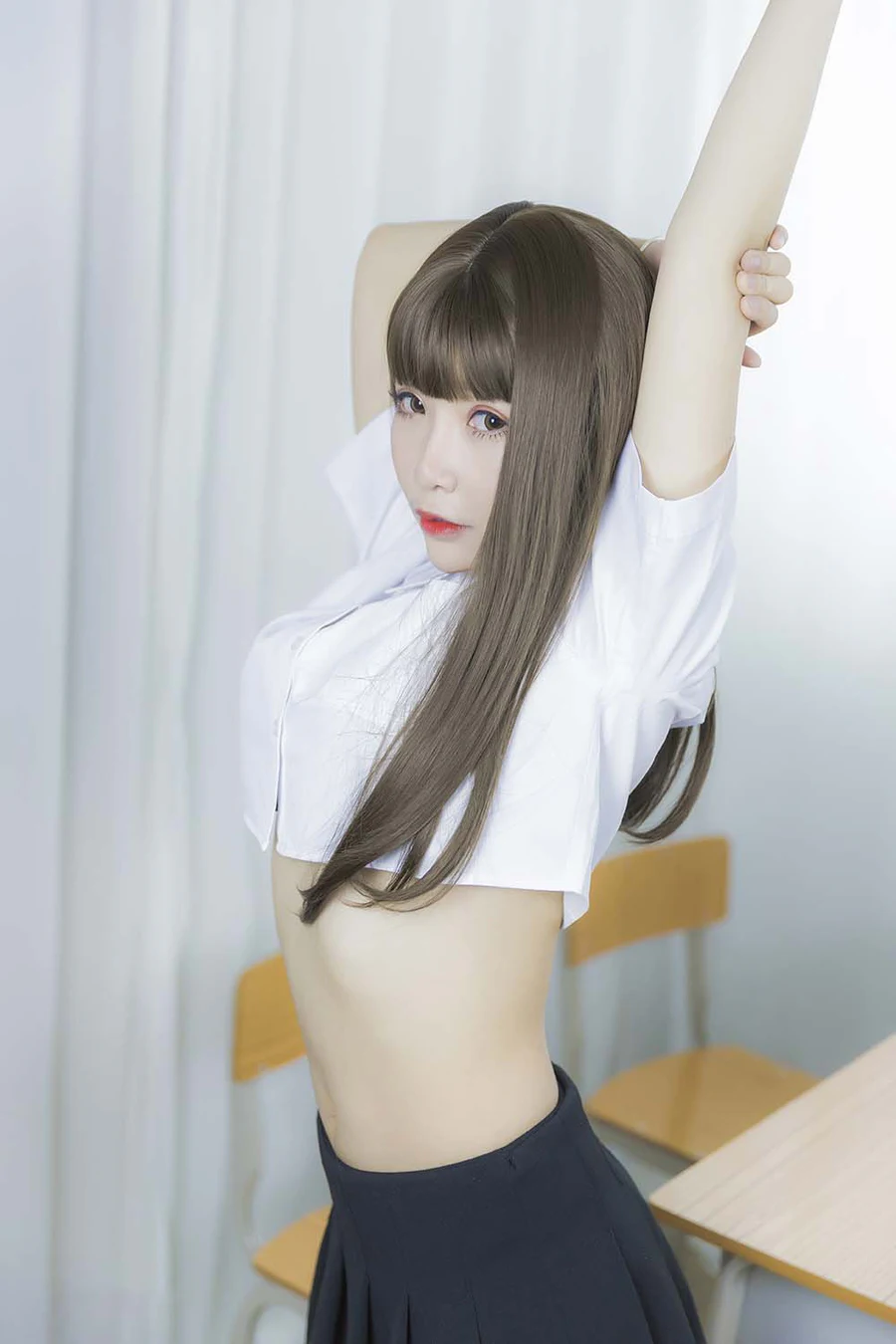 抱走莫子aa – 等你下课 Cosplay-第1张