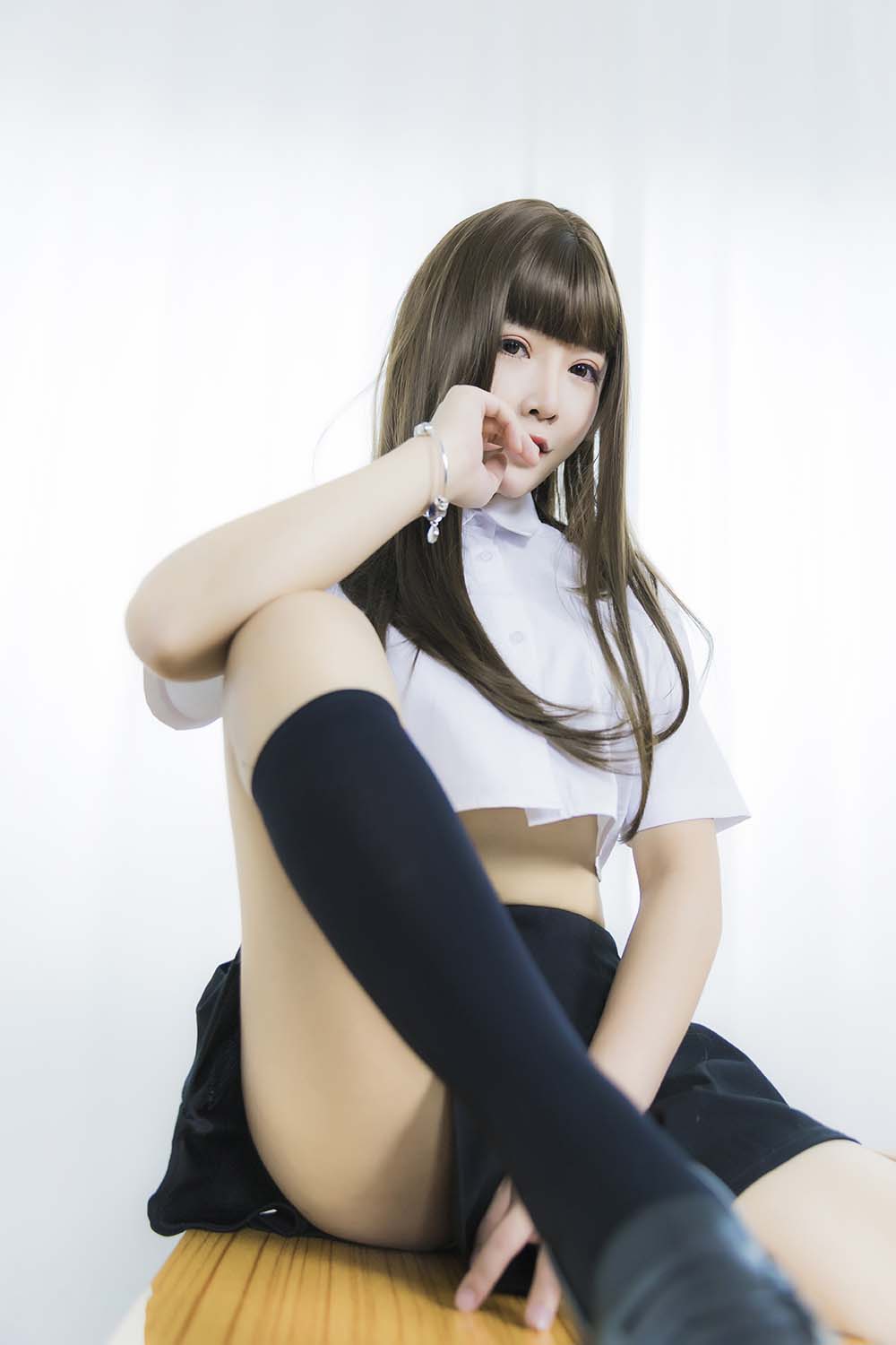 抱走莫子aa – 等你下课 Cosplay-第2张