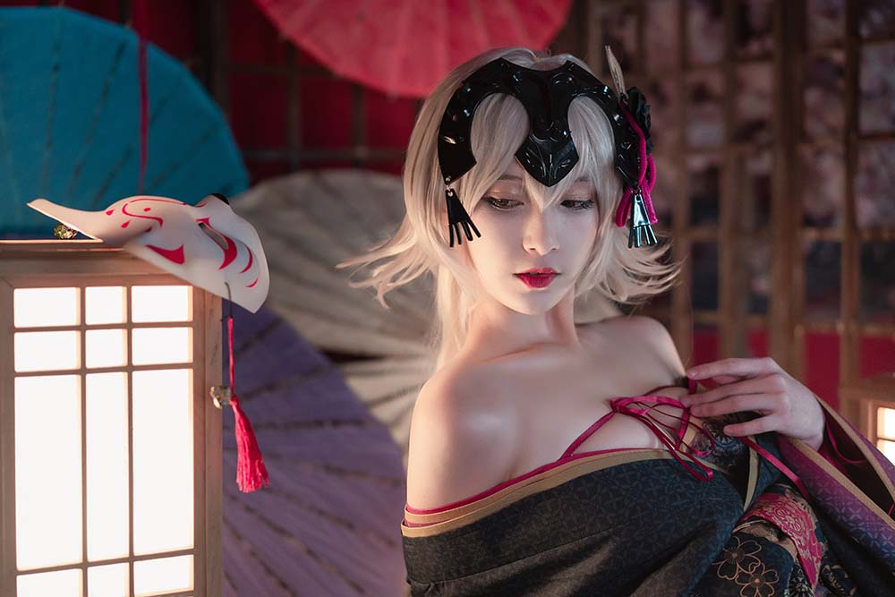 铁板烧鬼舞w – 花魁1 Cosplay-第2张