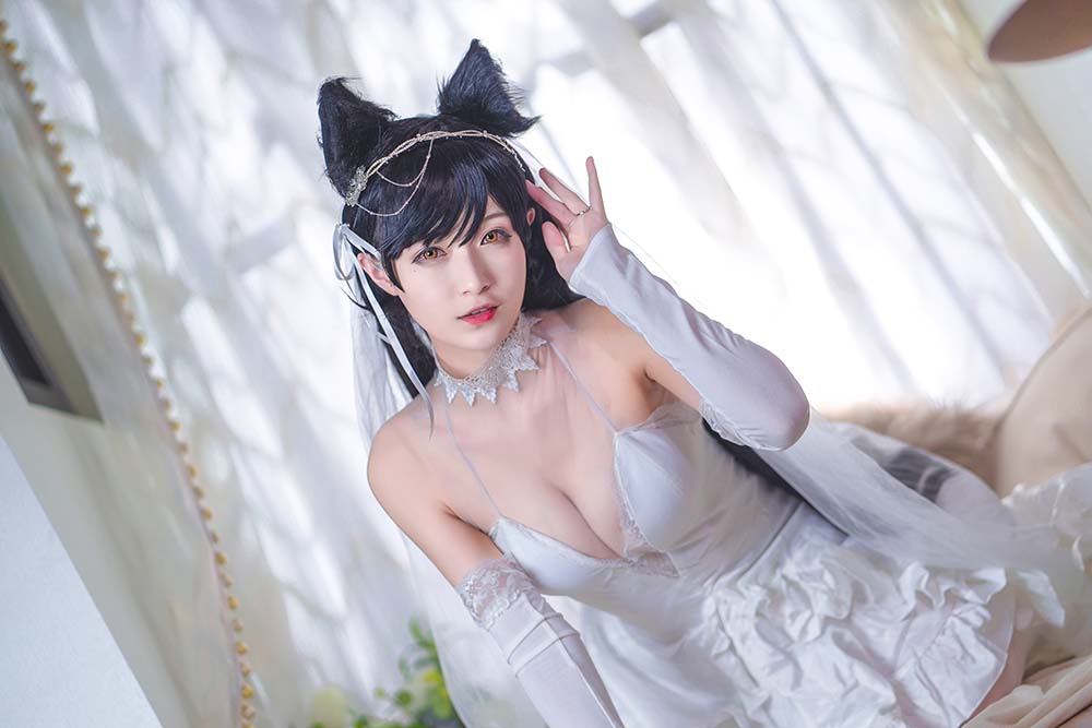 铁板烧鬼舞w – 爱宕婚纱998 Cosplay-第1张