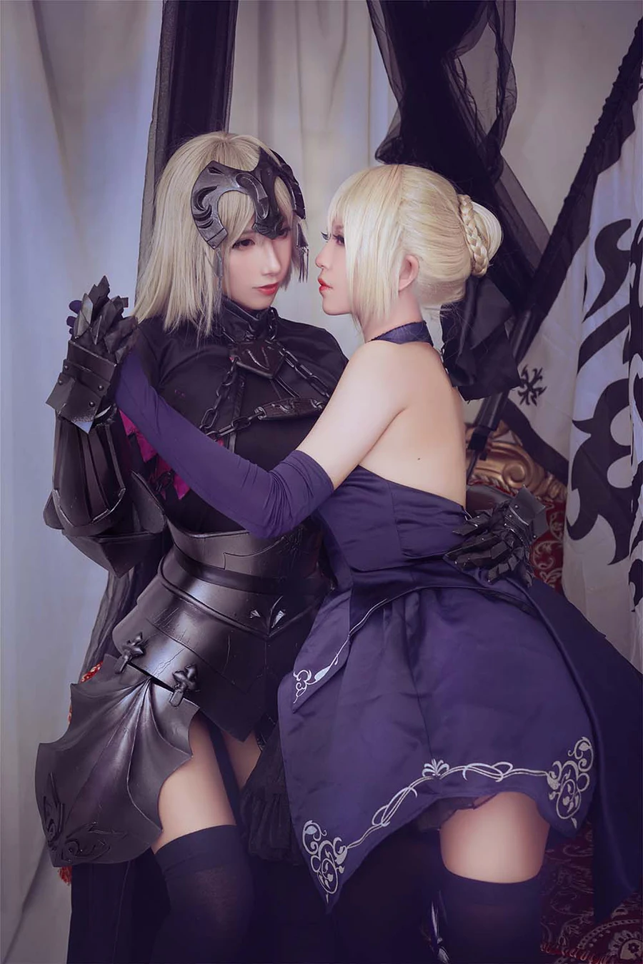 半半子 – 黑贞3 Cosplay-第2张