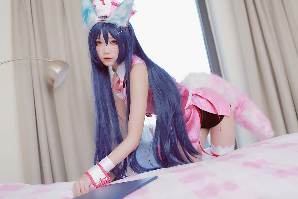 五更百鬼 – 阿狸护士服 Cosplay-第1张