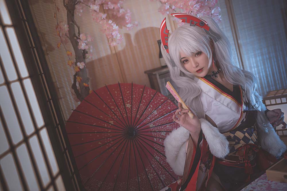 铁板烧鬼舞w – 欧根亲王 Cosplay-第1张