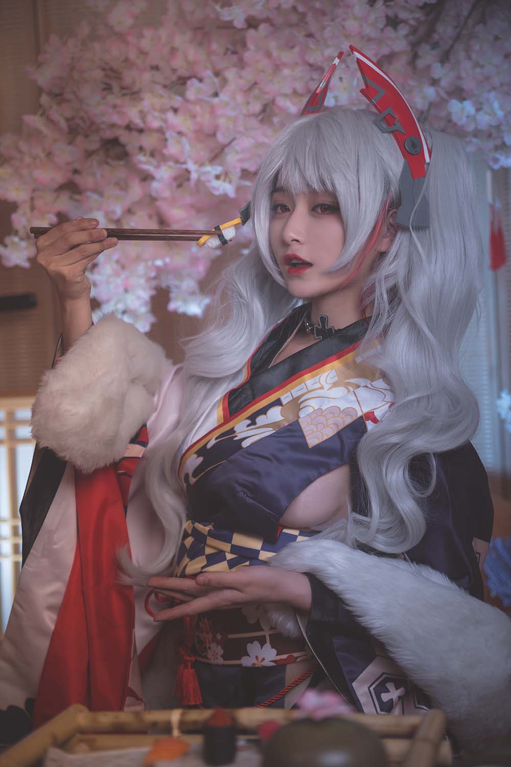 铁板烧鬼舞w – 欧根亲王 Cosplay-第2张