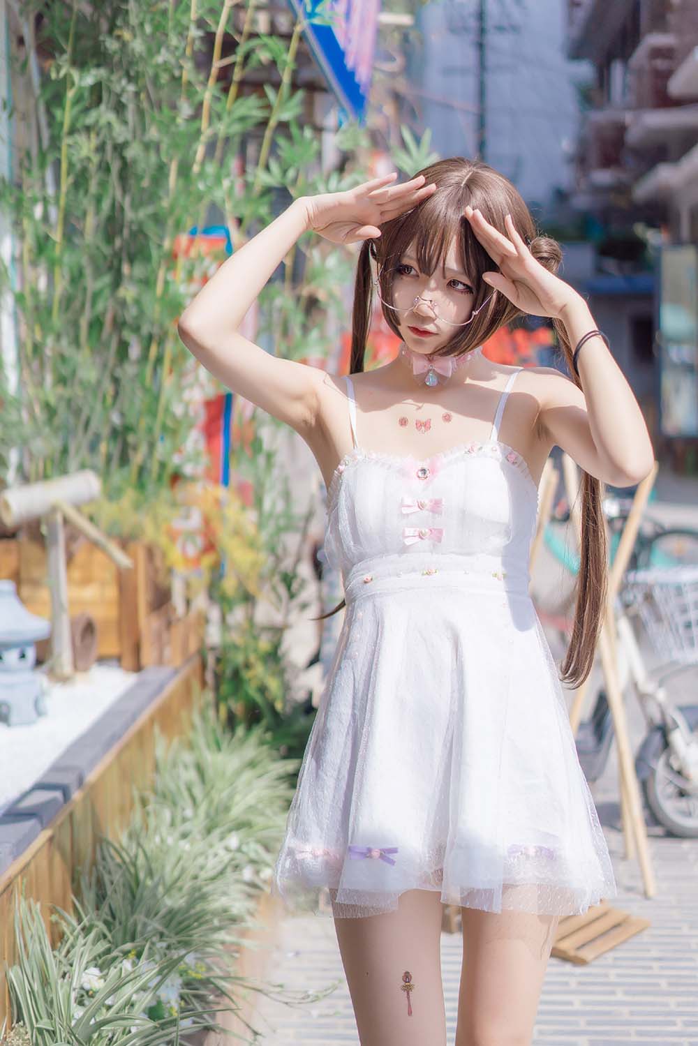 五更百鬼 – 日常 双马尾 Cosplay-第1张