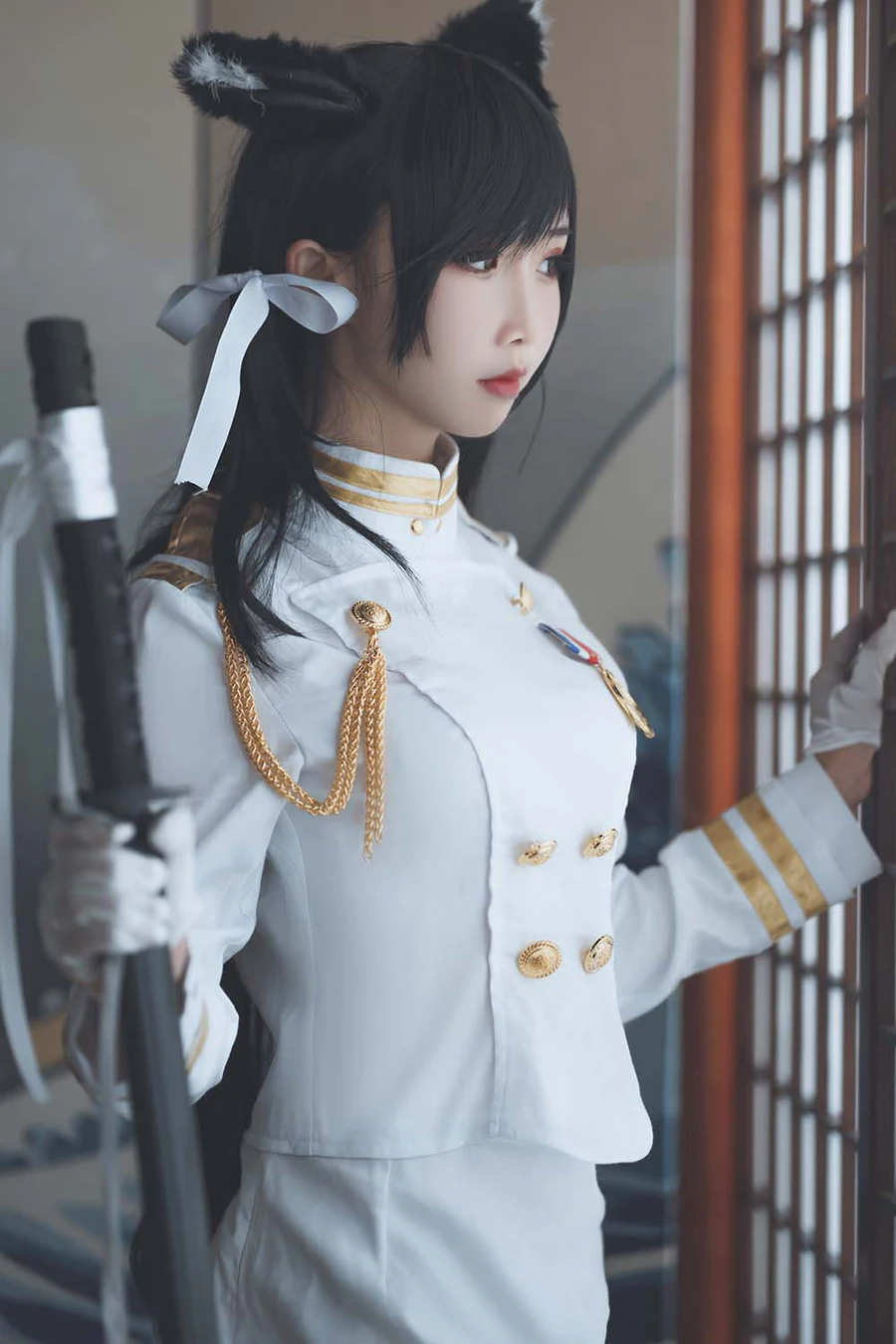 面饼仙儿 – 爱宕原皮 Cosplay-第1张