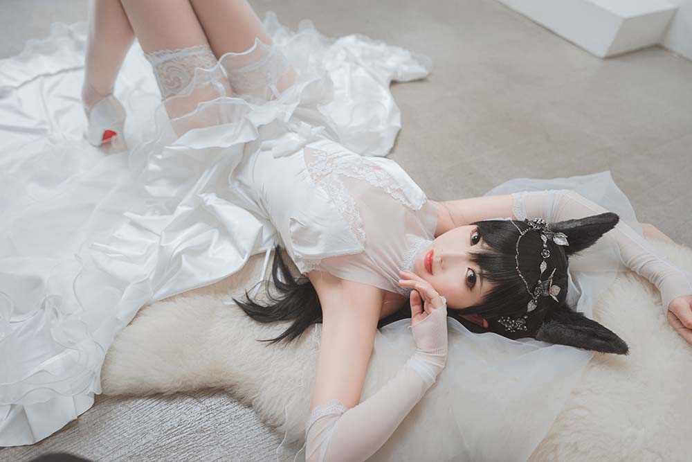 面饼仙儿 – 爱宕花嫁 Cosplay-第1张