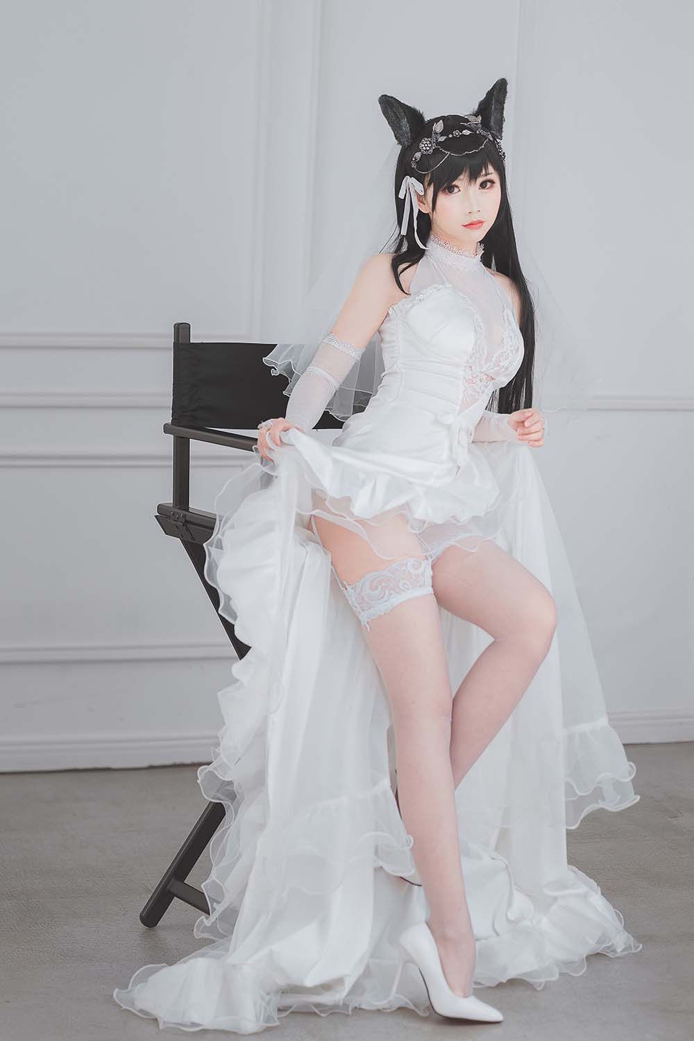 面饼仙儿 – 爱宕花嫁 Cosplay-第2张