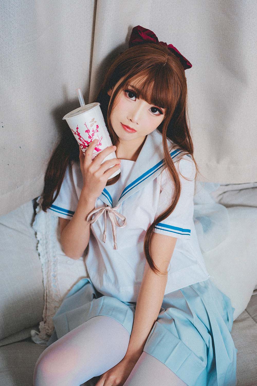 面饼仙儿 – JK秀 Cosplay-第1张