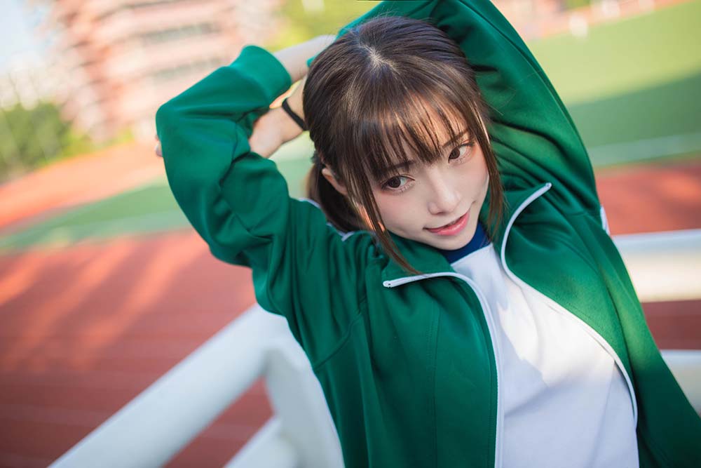 绮太郎Kitaro – 运动服女孩3 Cosplay-第2张