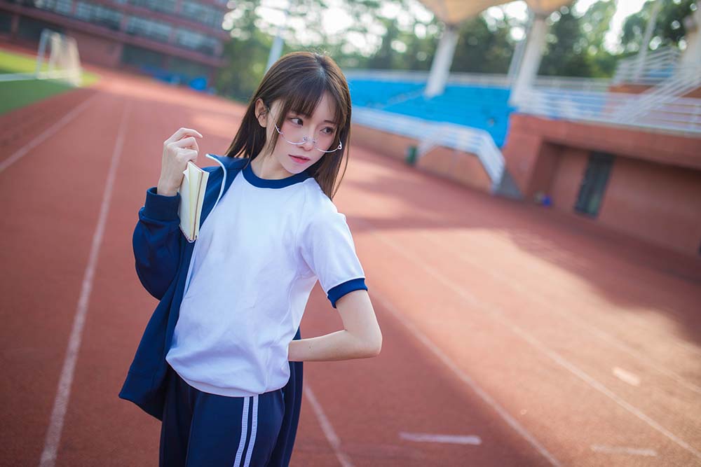 绮太郎Kitaro – 运动服女孩1 Cosplay-第2张