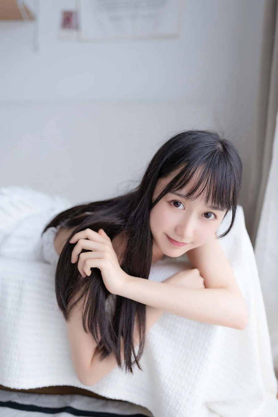 木绵绵OwO – 白裙少女 Cosplay-第1张