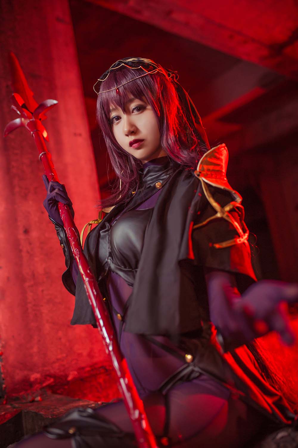 木绵绵OwO – 斯卡哈 Cosplay-第1张