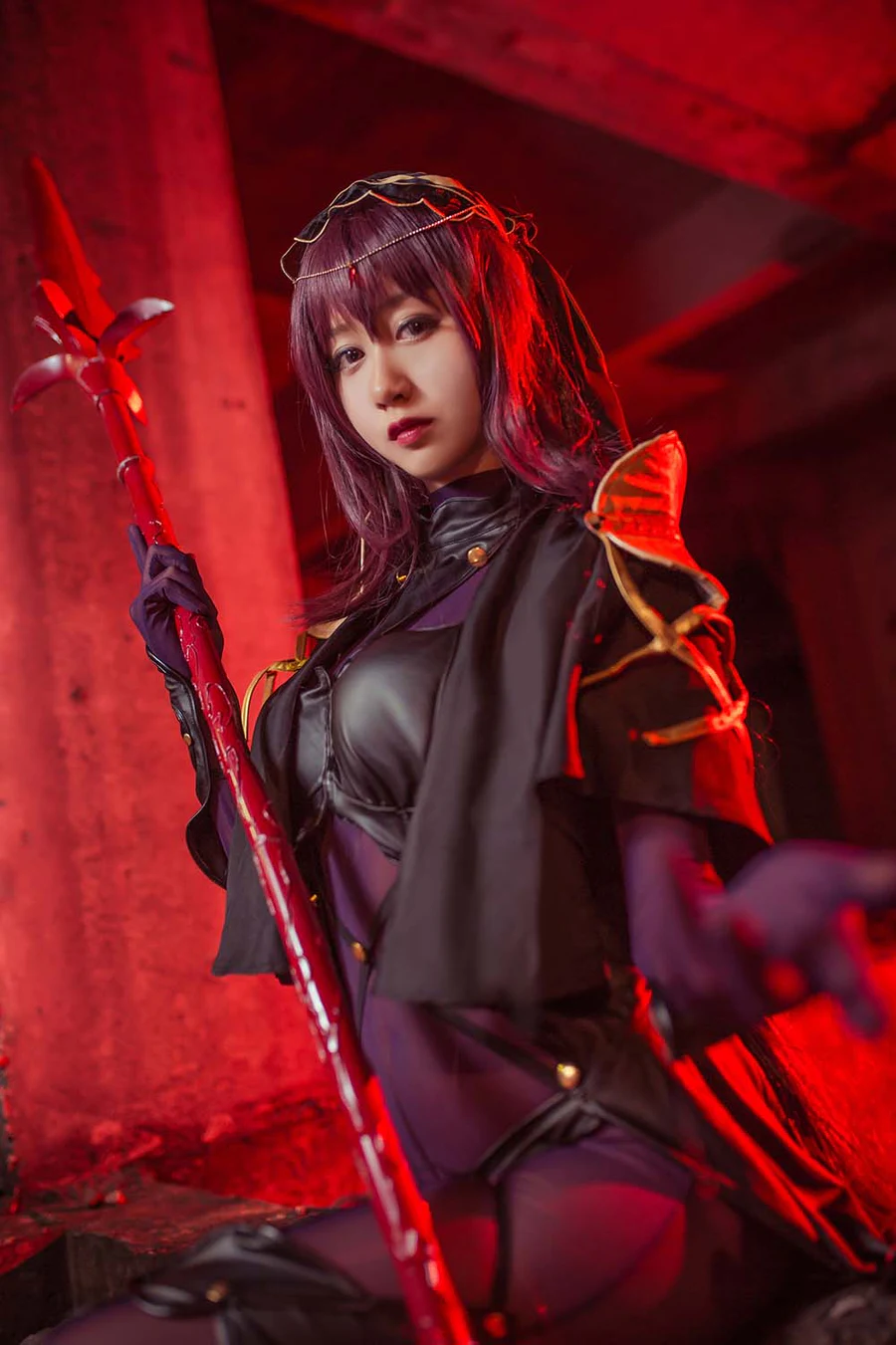 木绵绵OwO – 斯卡哈 Cosplay-第1张