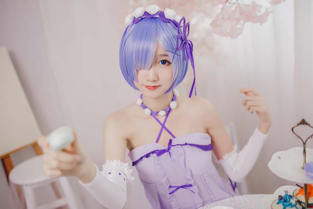 木绵绵OwO – 雷姆生日 Cosplay-第1张