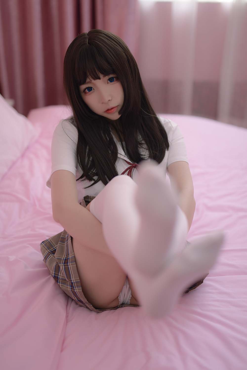 二佐Nisa – JK私房2 Cosplay-第1张