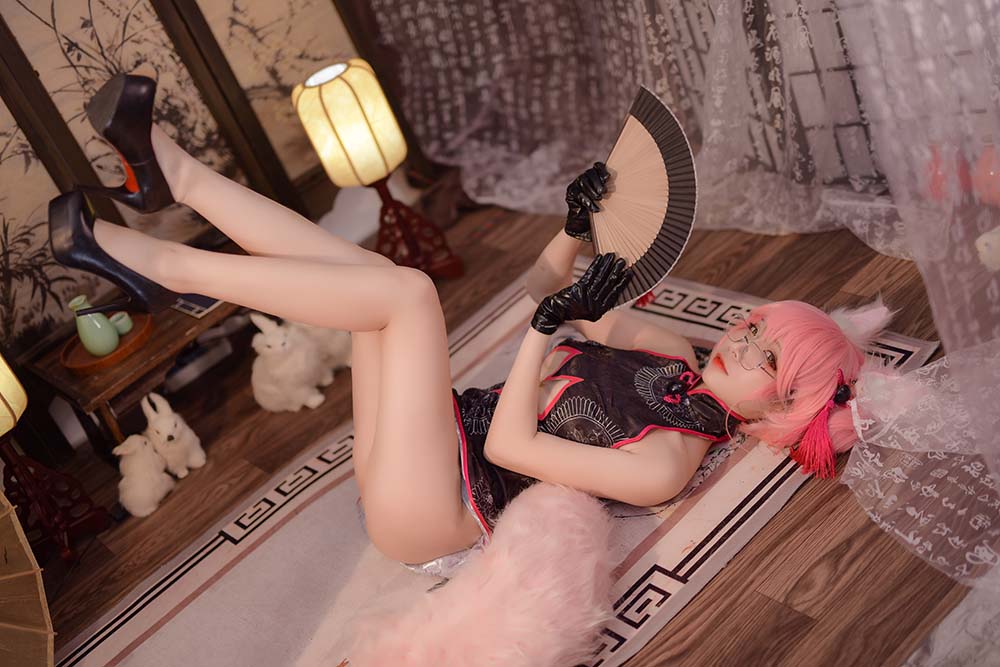二佐Nisa – Fate旗袍狐 Cosplay-第2张