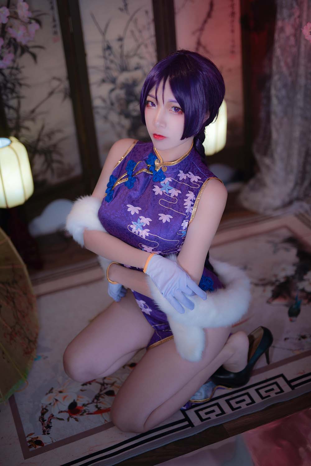 二佐Nisa – Fate奶光旗袍 Cosplay-第1张