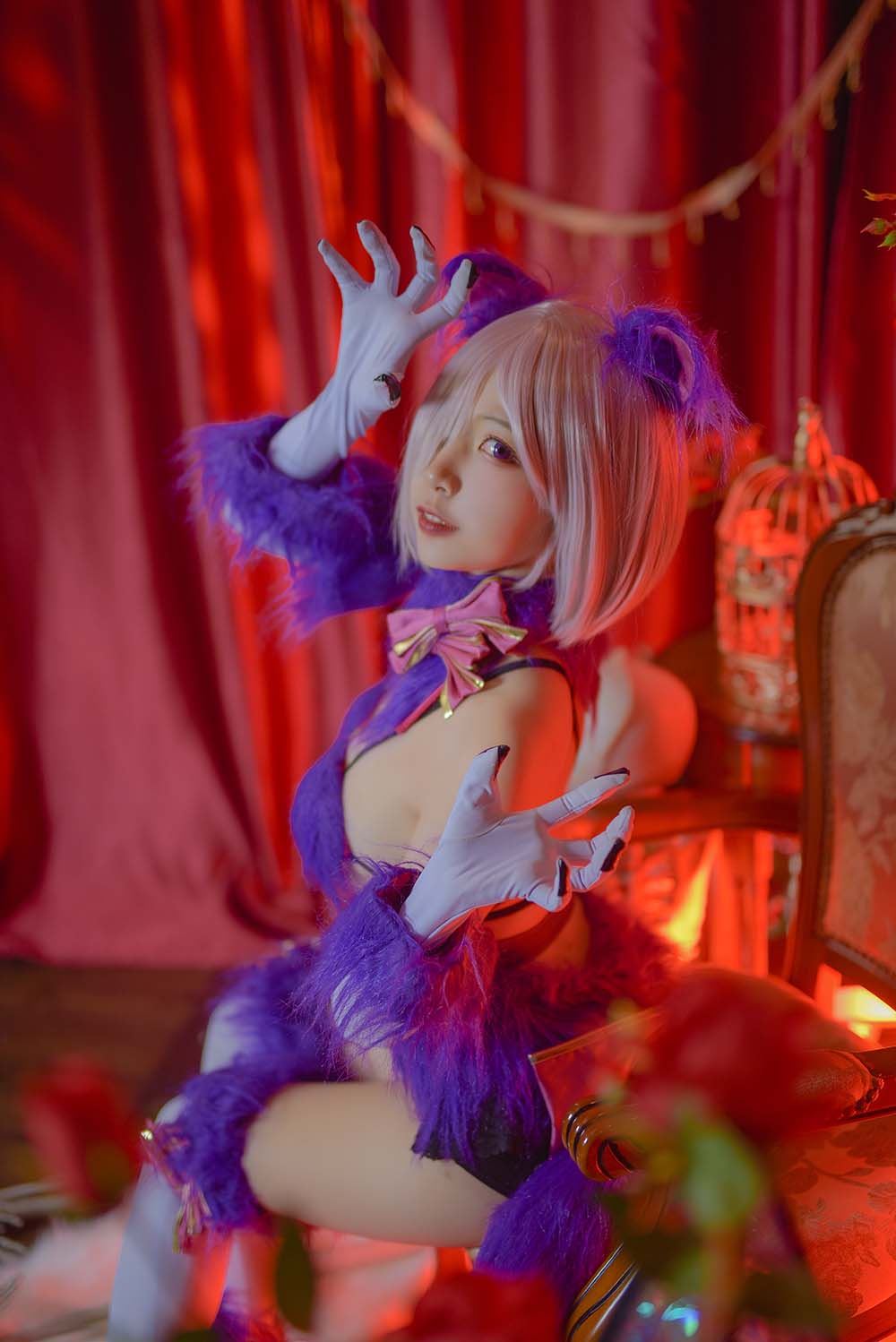 二佐Nisa – Fate玛修万圣 Cosplay-第2张