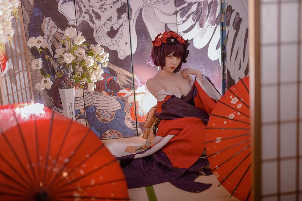 二佐Nisa – Fate葛饰北斋 Cosplay-第2张