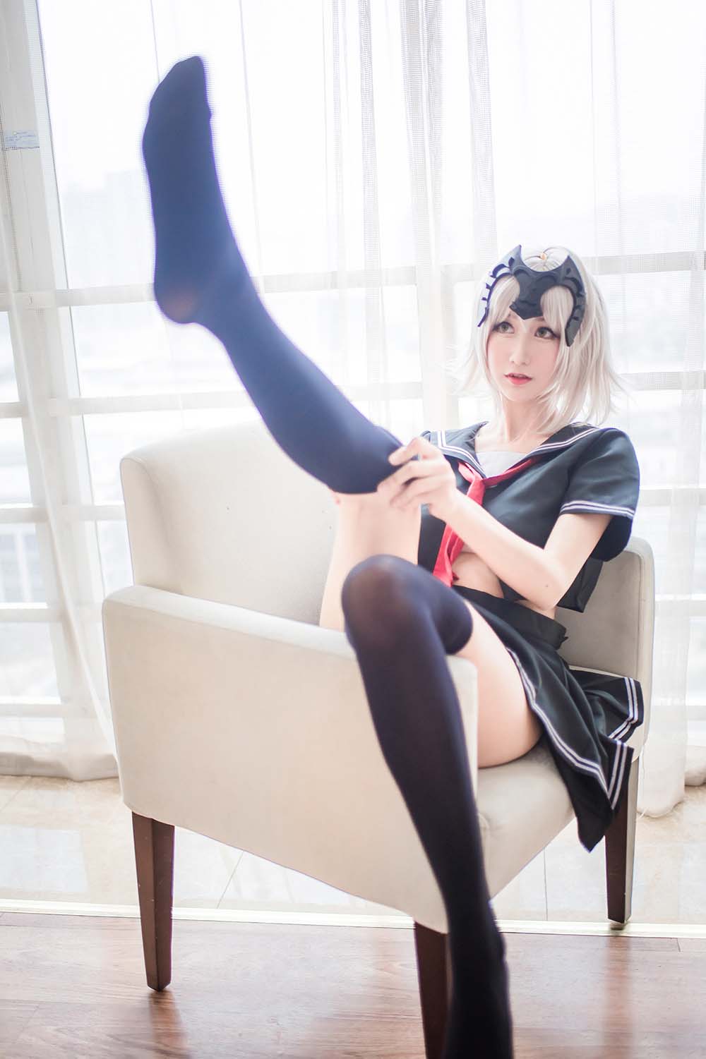 木绵绵OwO – 贞德（黑） Cosplay-第1张