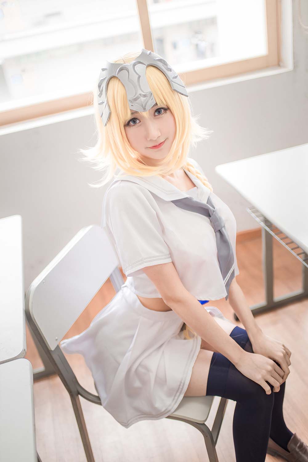 木绵绵OwO – 贞德（白） Cosplay-第1张