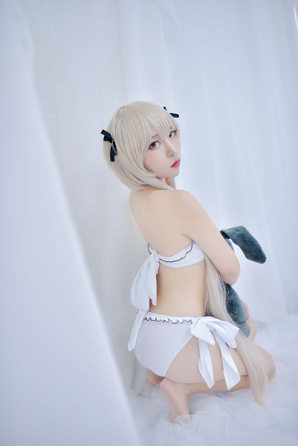 二佐Nisa – 穹妹泳衣 Cosplay-第1张