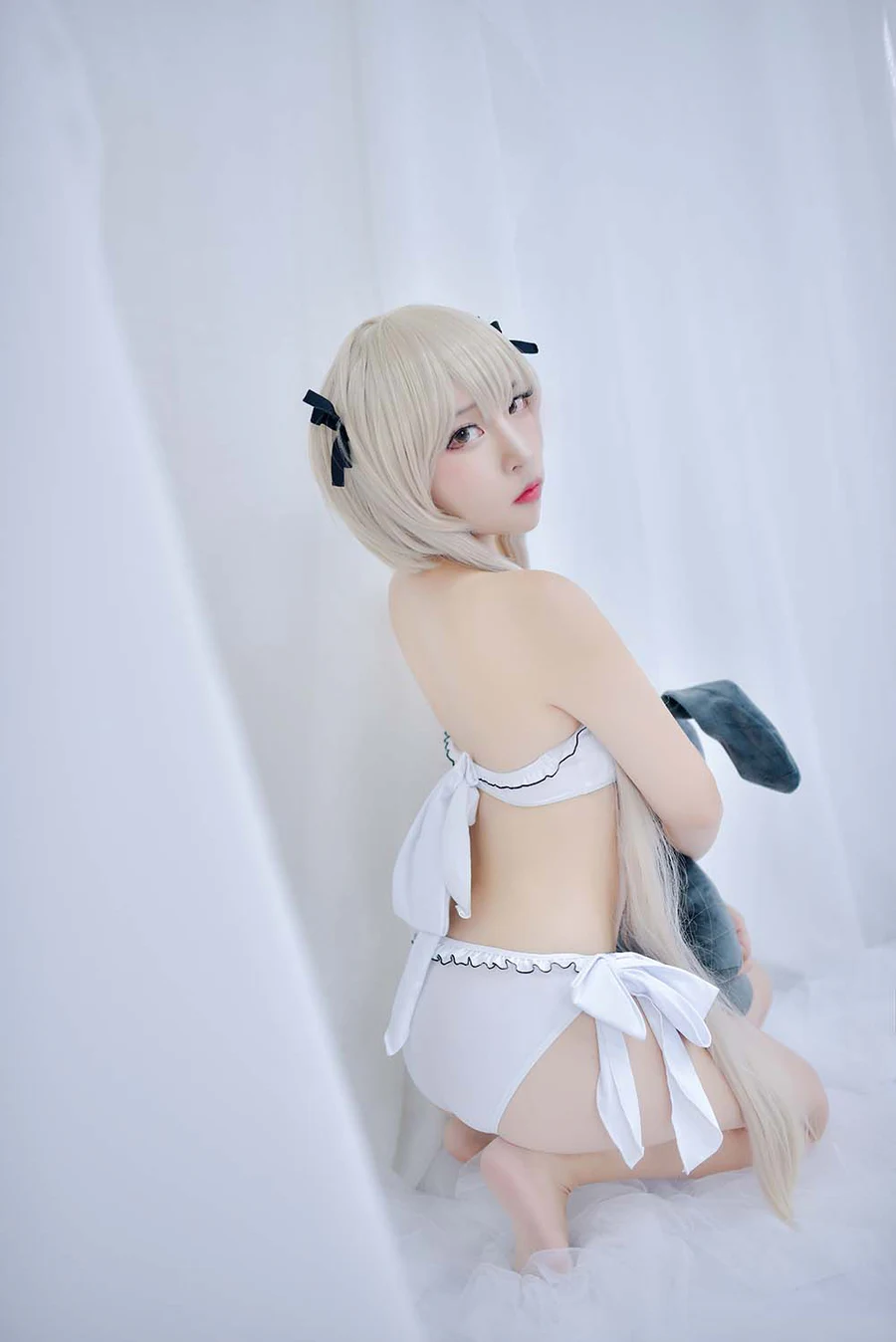 二佐Nisa – 穹妹泳衣 Cosplay-第1张