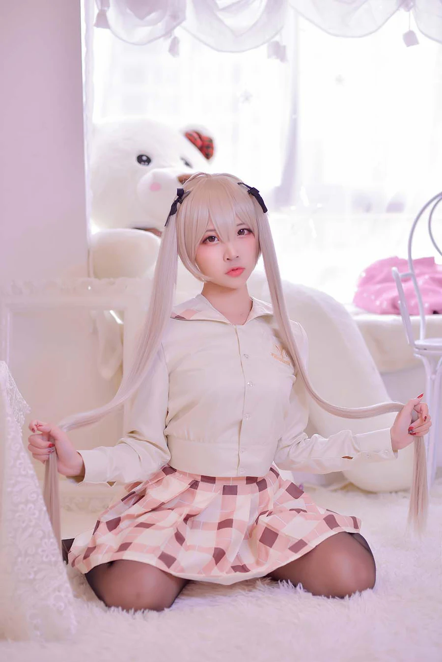 二佐Nisa – 穹妹校服 Cosplay-第1张