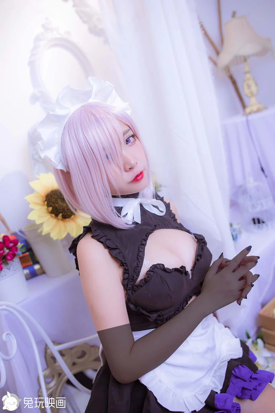 二佐Nisa – 玛修女仆 Cosplay-第1张